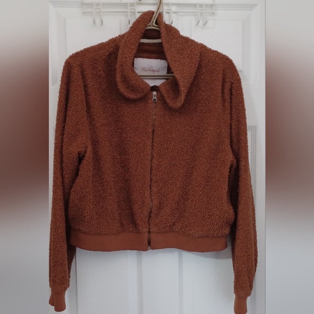 Revamped Warm Brown Teddy Jacket